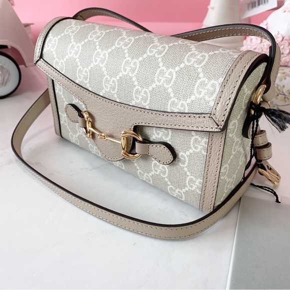 👜 GUCCI 🌺 Horsebit 1955 mini bag - Picture 7 of 16
